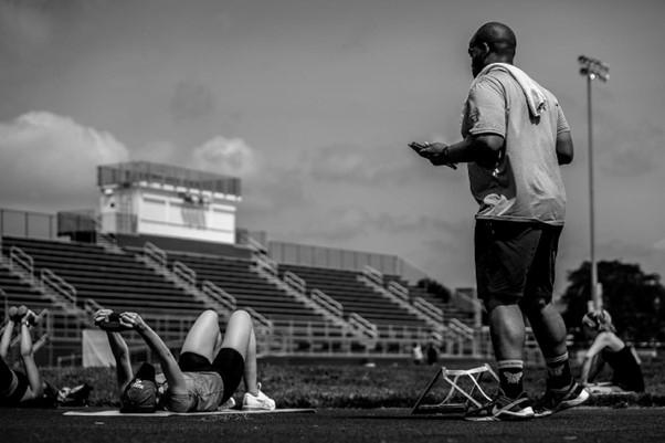 Valley Sports - Outside Gym Instructor - Black and White