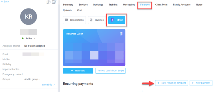 example image of PTminder invoice software dashboard 